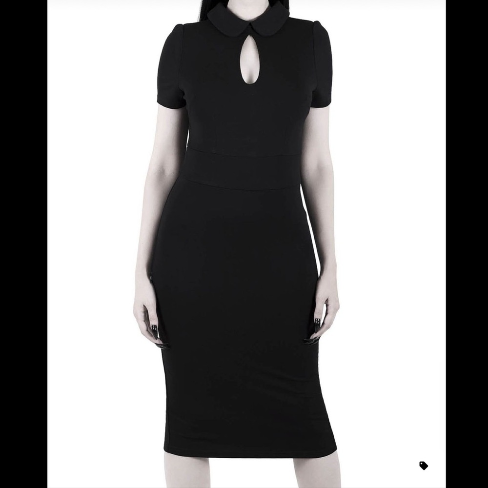 Black collared killstar Dress